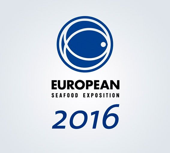 Logo European Seafood Exhibition de Bruselas